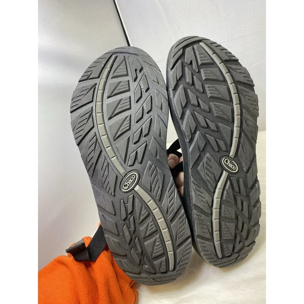 Mens Chaco Z2 Rebar Toe Loop Sport Black Outdoor Hiking Sandals Size 12
